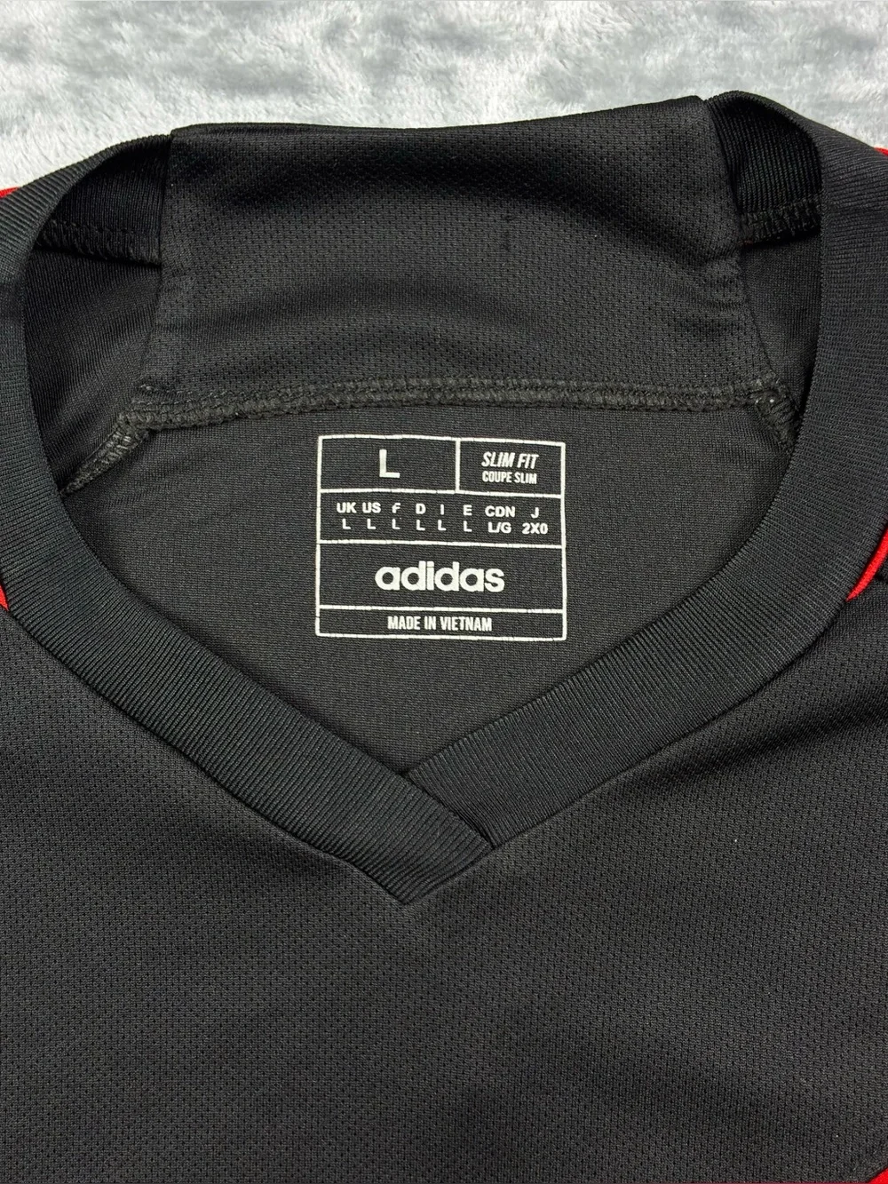 Peru Adidas Authentic 2023/24 Away Soccer Jersey Size Large Slim Fit Aeroready
